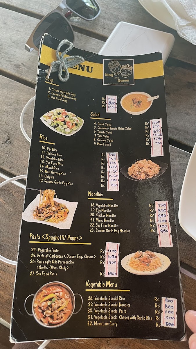 Menu King And Queen Cantina-2